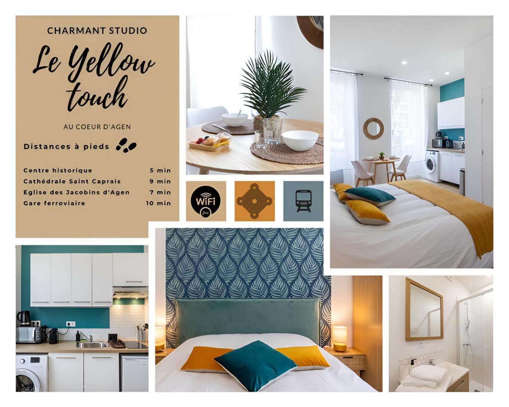 Le Yellow Studio Neuf Lumineux Agen Hyper Centre Gare 800M Екстериор снимка
